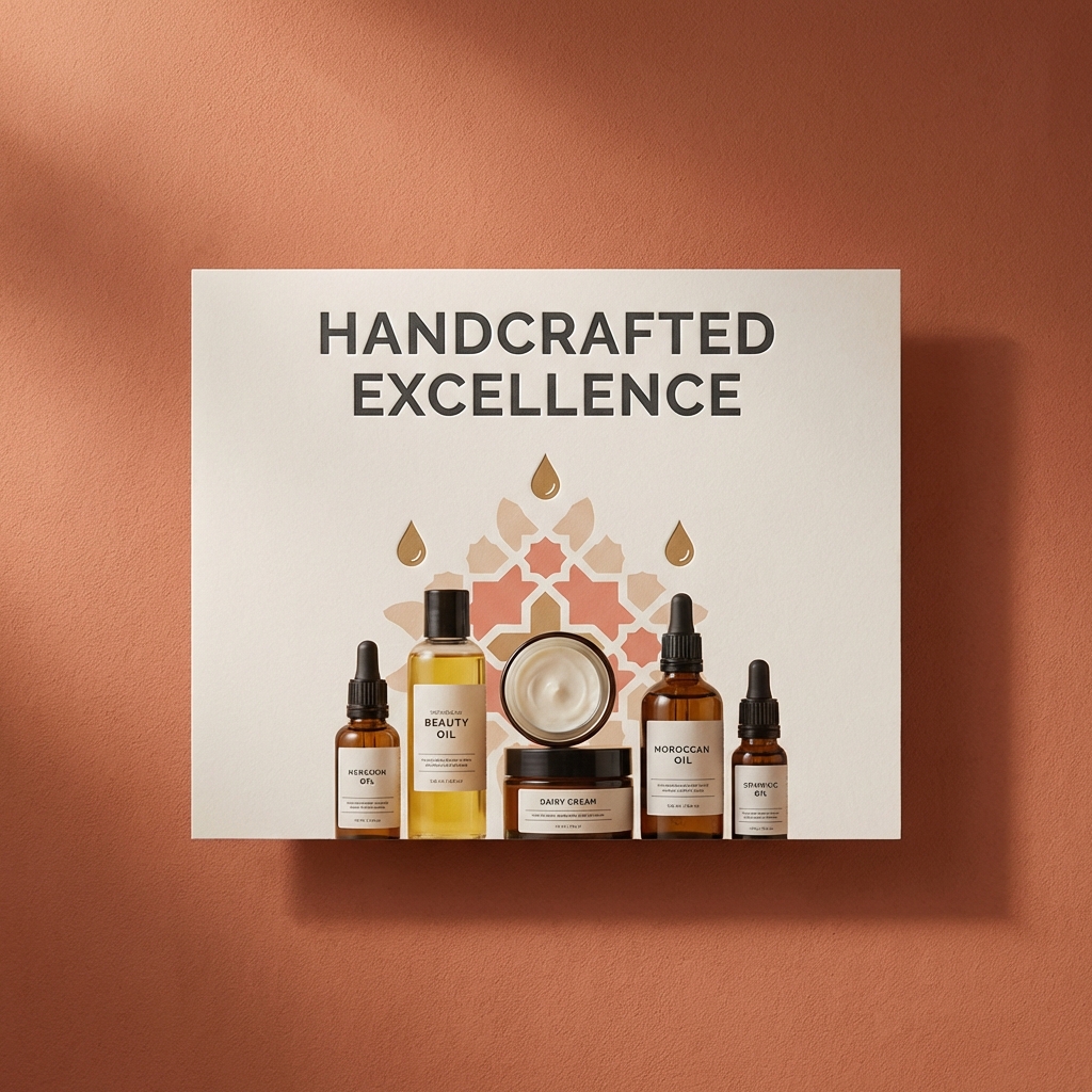 Argan oil in glass bottle